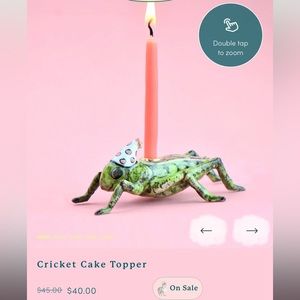 Camp hollow hand made candle holder.